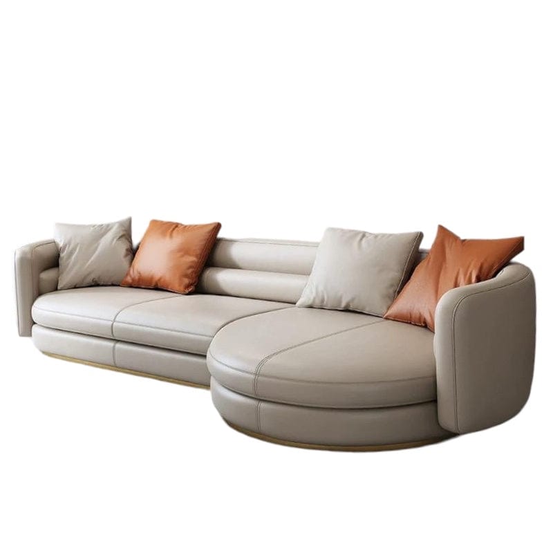 Home Atelier Gwenia Sectional Curve Chaise Sofa