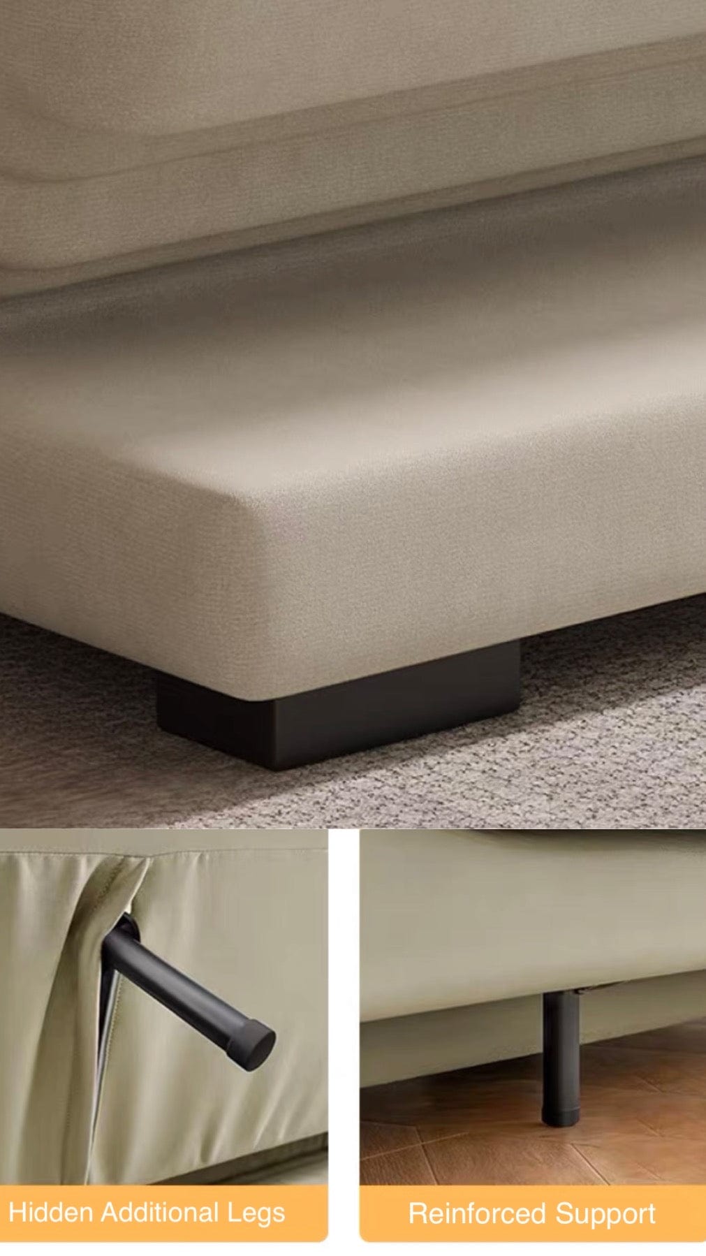 Home Atelier Harold Scratch Resistant Storage Sofa Bed