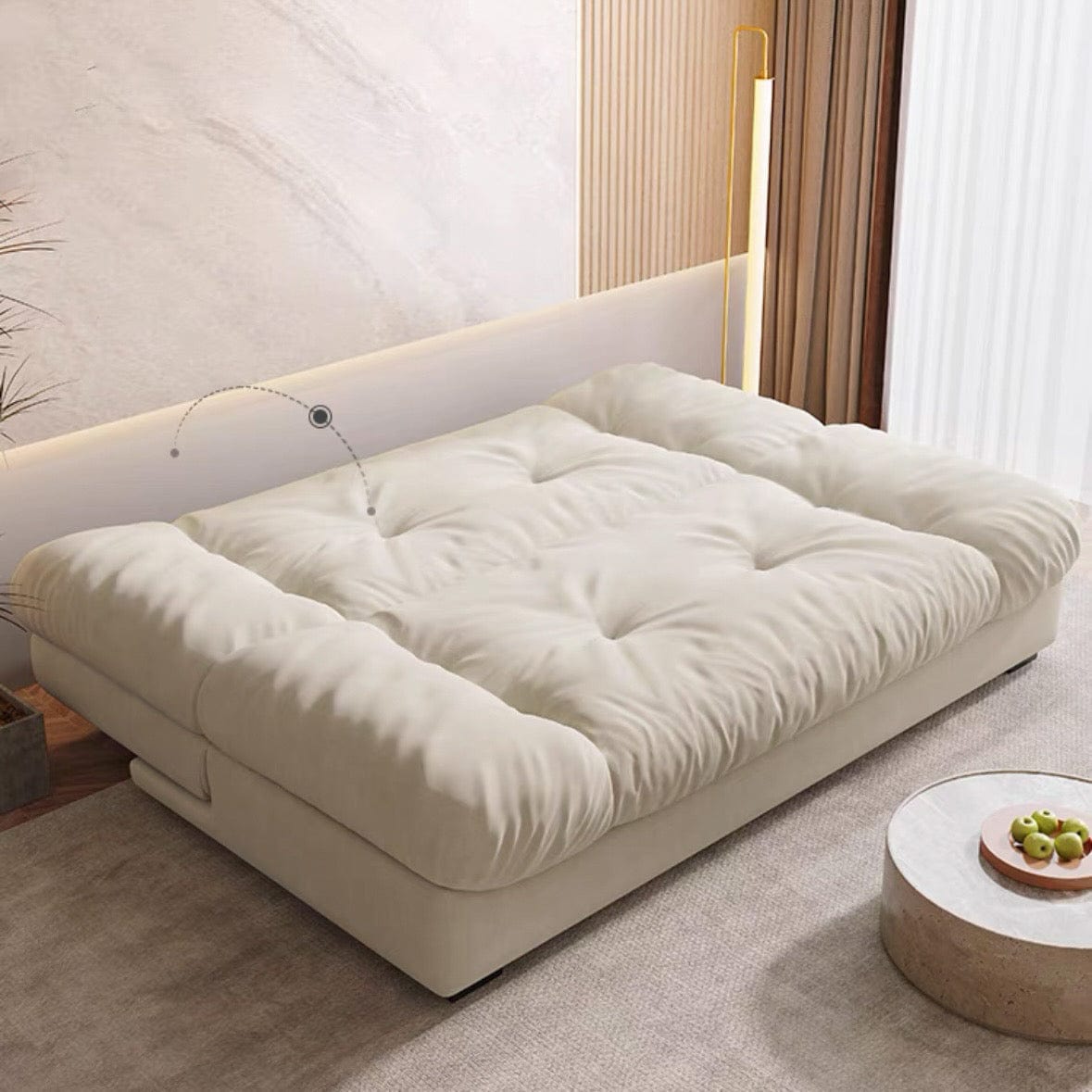 Home Atelier Harold Scratch Resistant Storage Sofa Bed