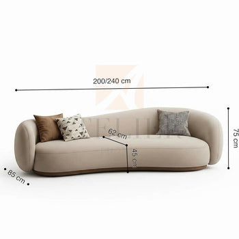 Home Atelier Heron Curve Sofa
