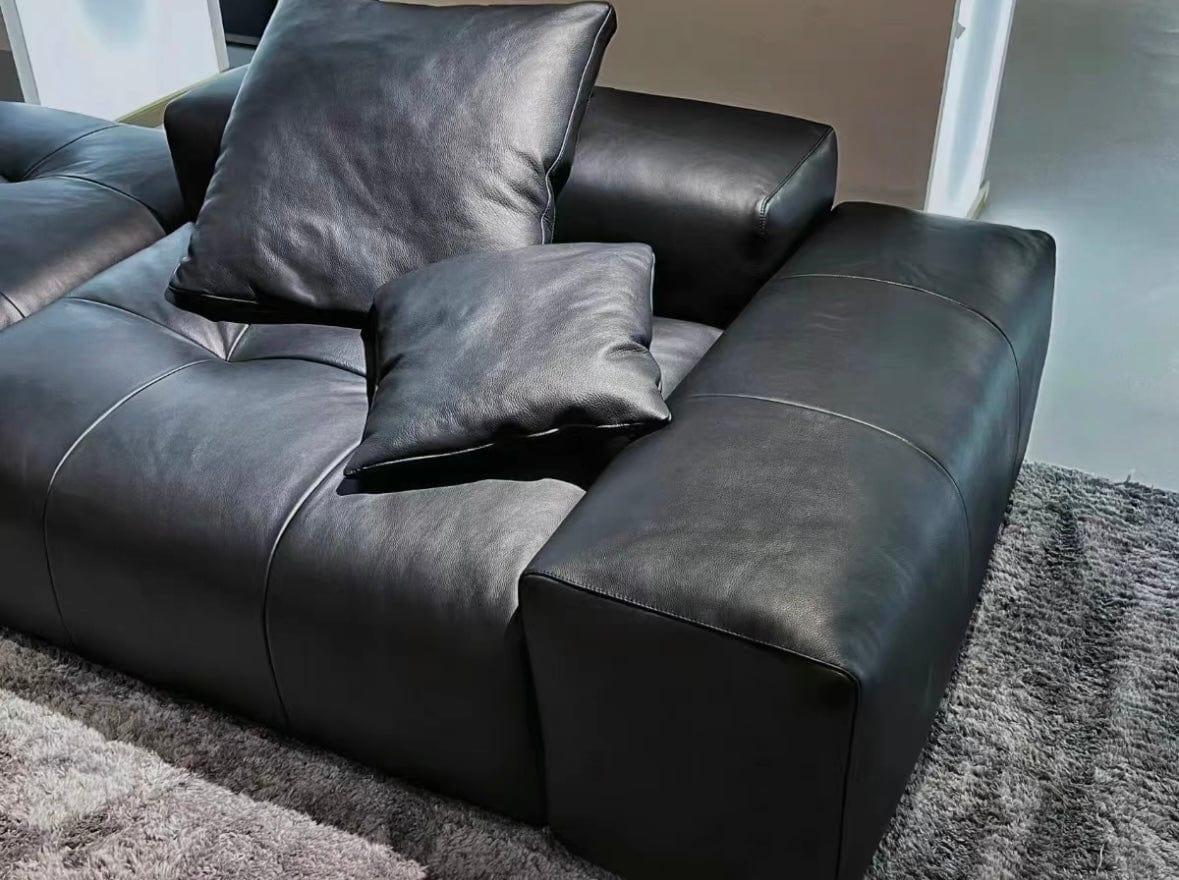 Home Atelier Hillford Scratch Resistant Leather Sofa