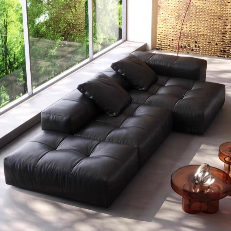 Home Atelier Hillford Scratch Resistant Leather Sofa