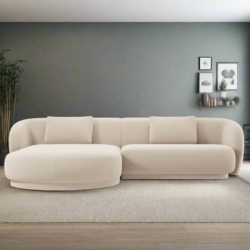 Home Atelier Holden Scratch Resistant Sectional L-shaped Sofa