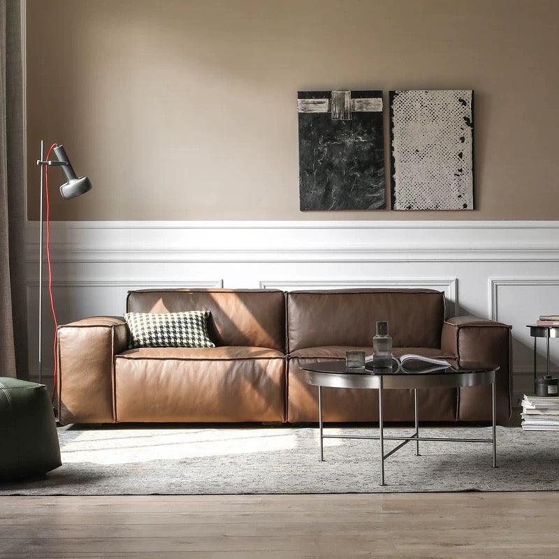 Aureus Leather Sofa – Home Atelier