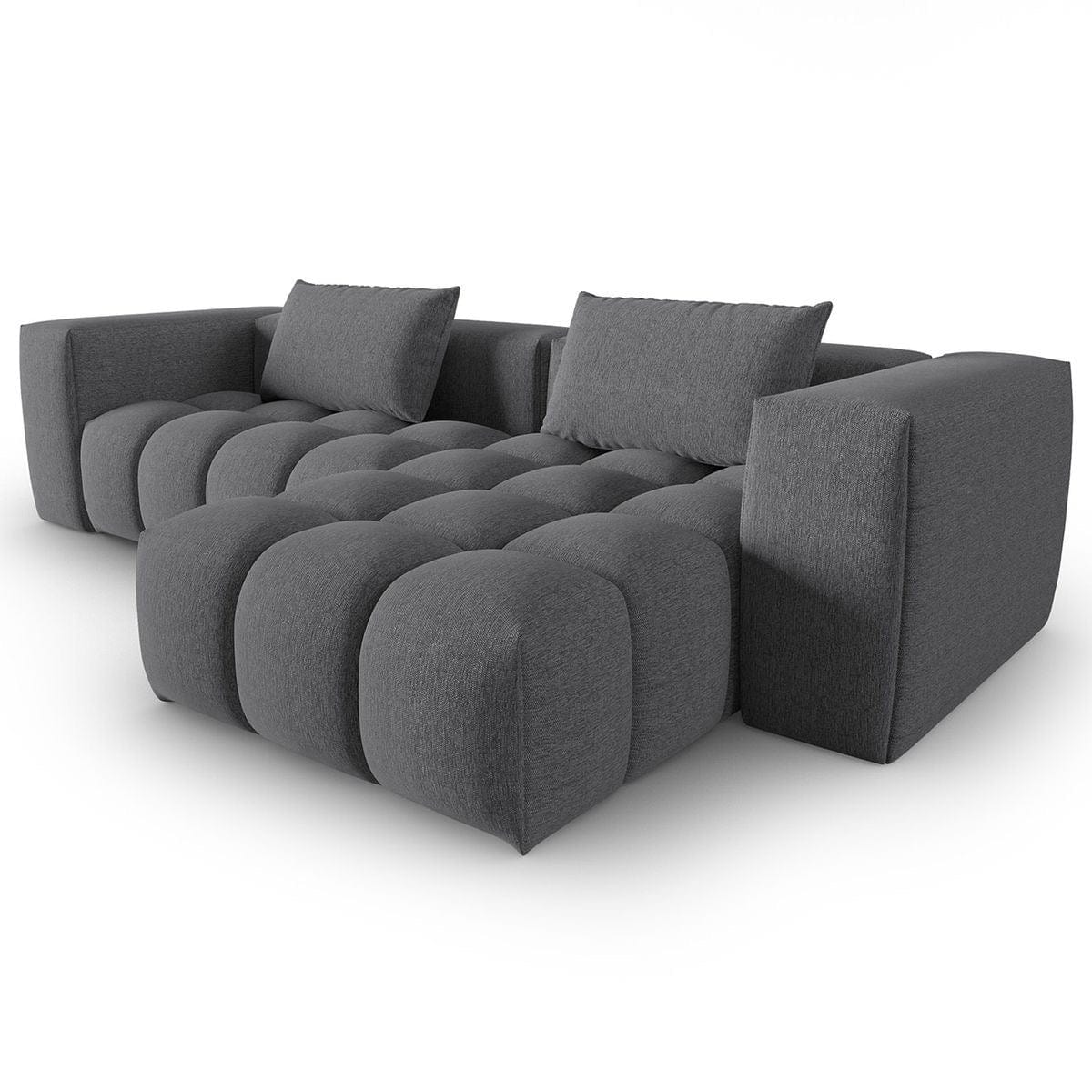 Home Atelier Jackson Performance Boucle Sectional Sofa with Tufted Cushioning