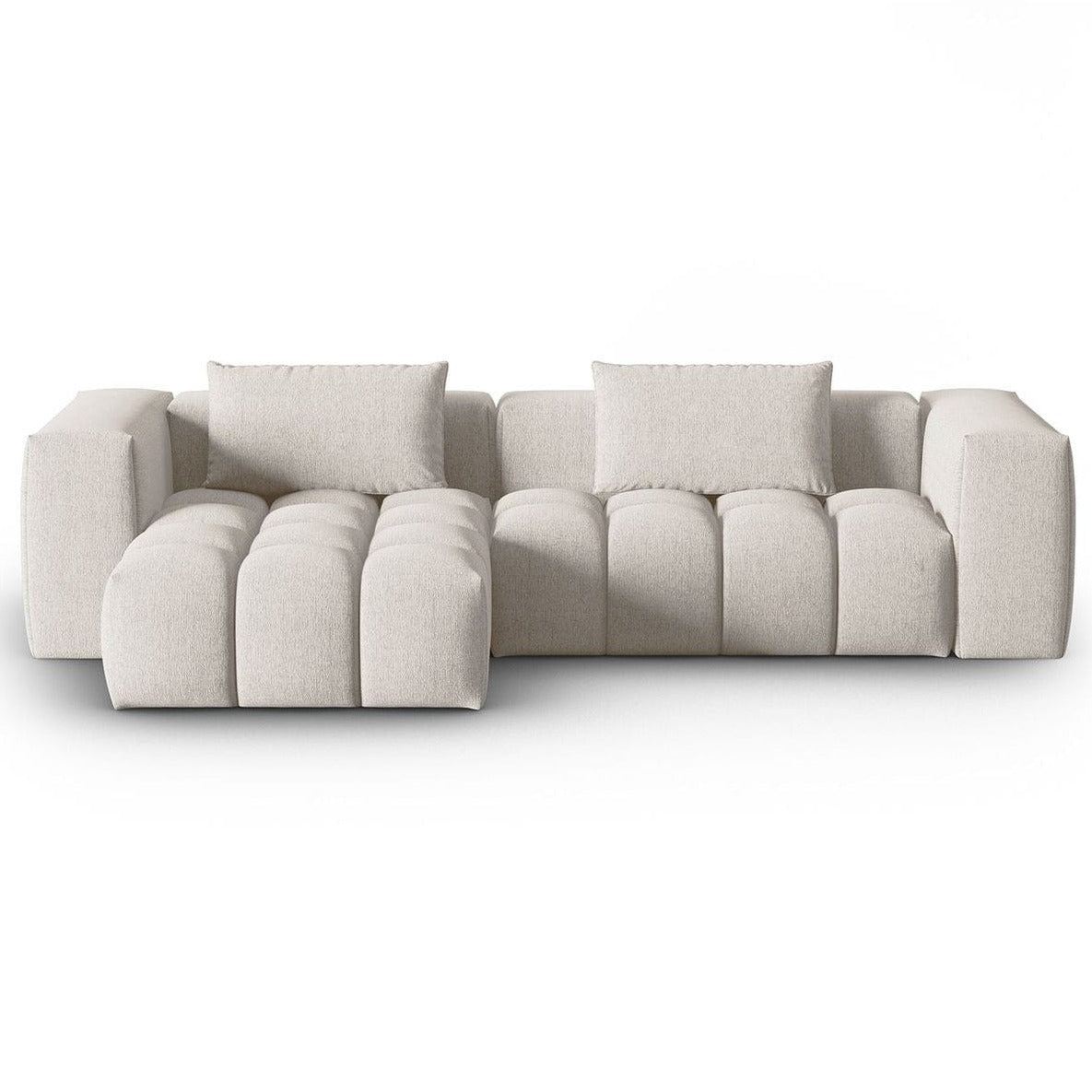 Home Atelier Jackson Performance Boucle Sectional Sofa with Tufted Cushioning