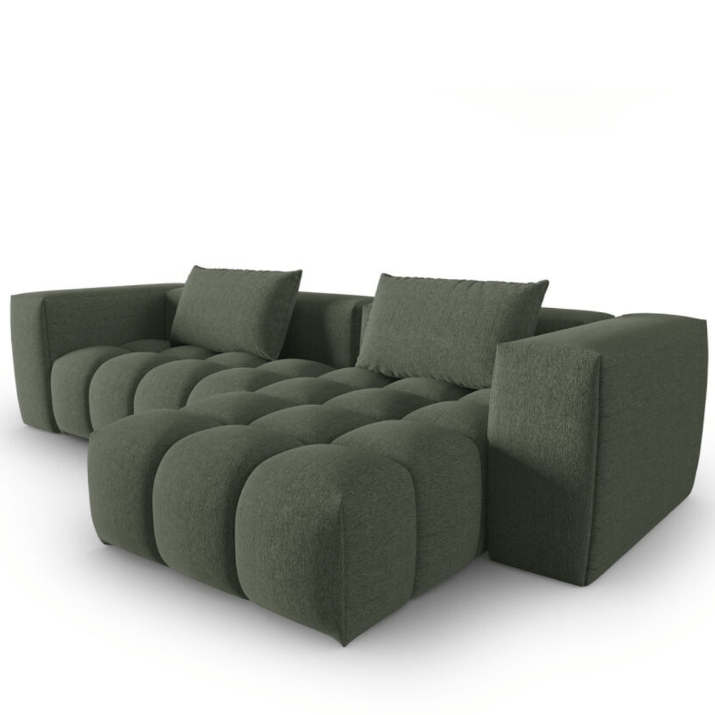 Home Atelier Jackson Performance Boucle Sectional Sofa with Tufted Cushioning