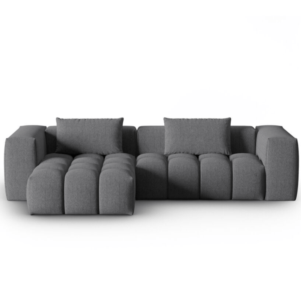 Home Atelier Jackson Performance Boucle Sectional Sofa with Tufted Cushioning