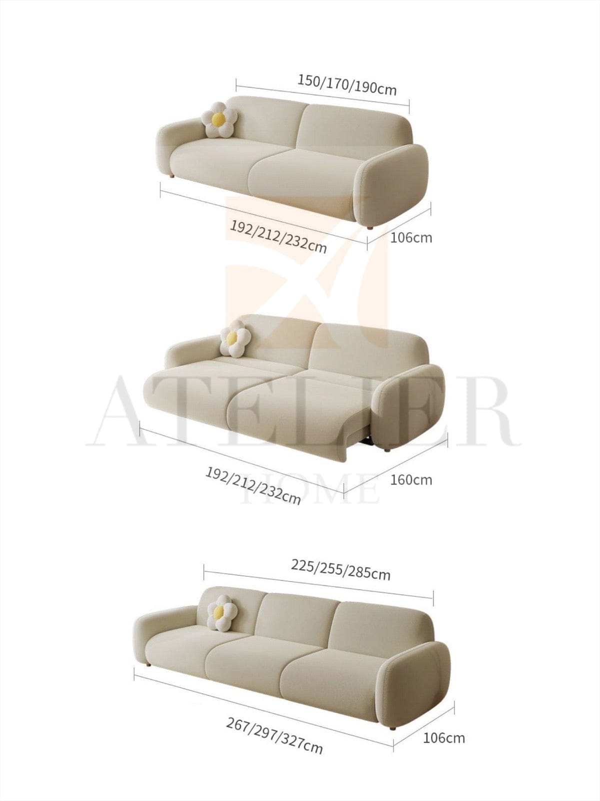 Home Atelier Jacob Electric Sofa Bed