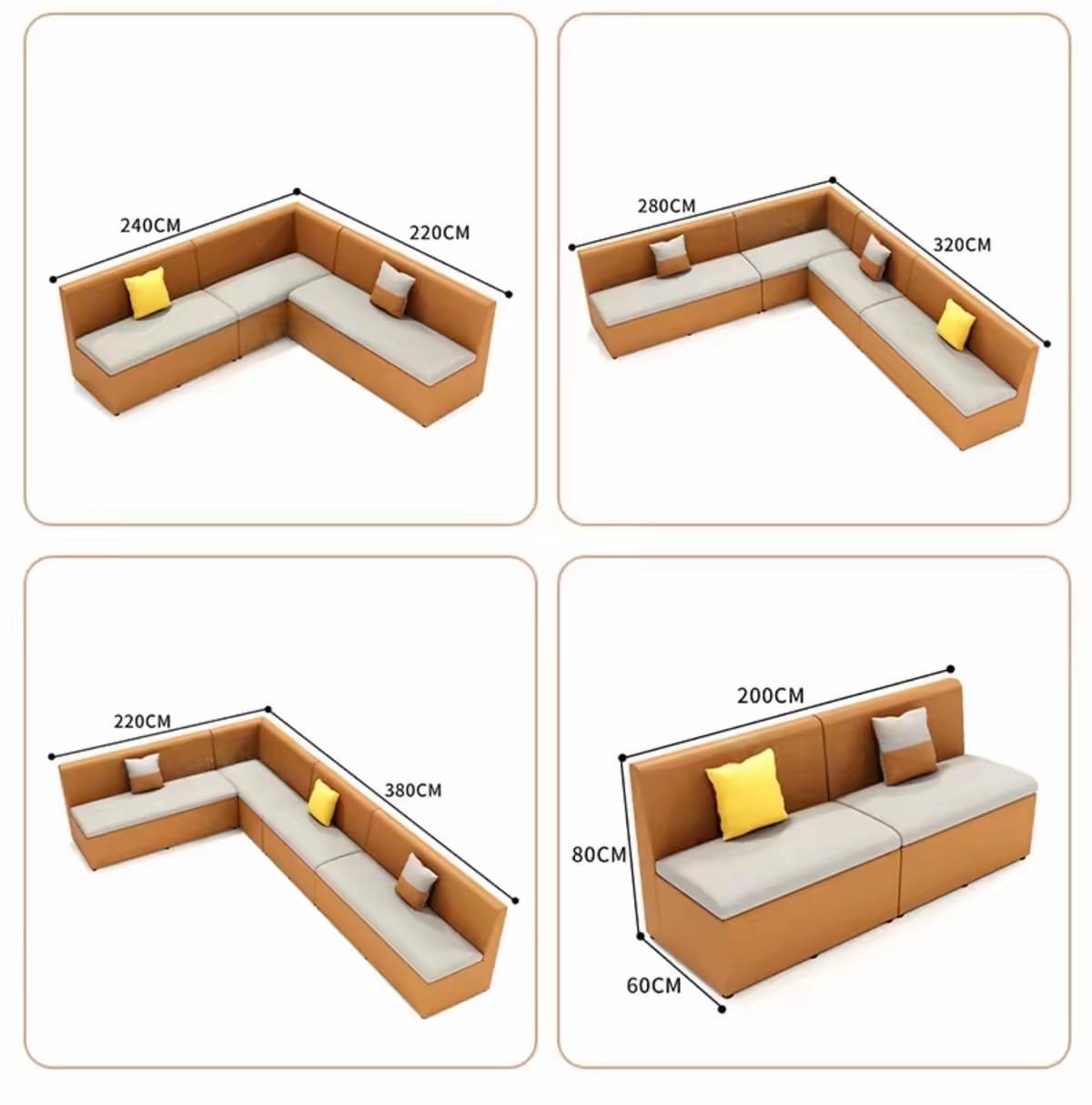 Home Atelier Janette Customise Dual Colour Dining Storage Bench