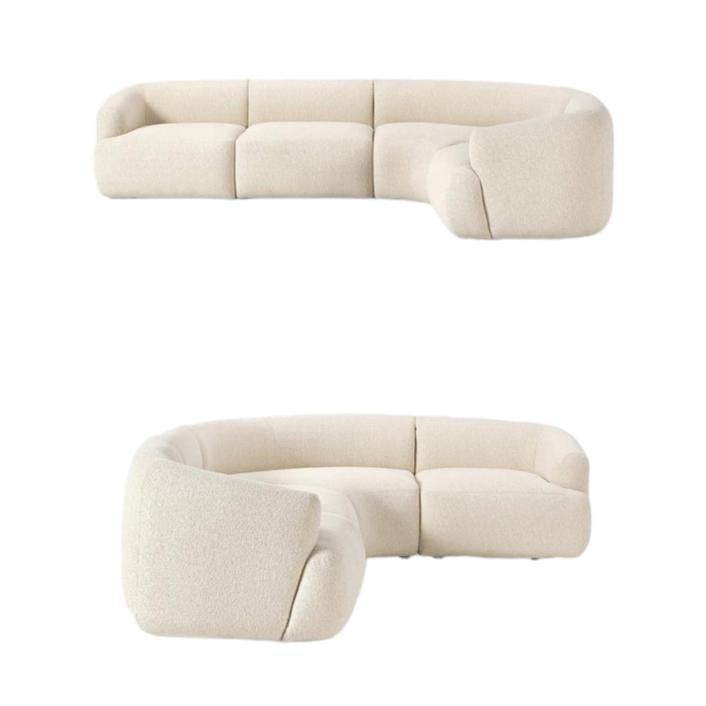 Home Atelier Jardin Boucle Sectional Sofa