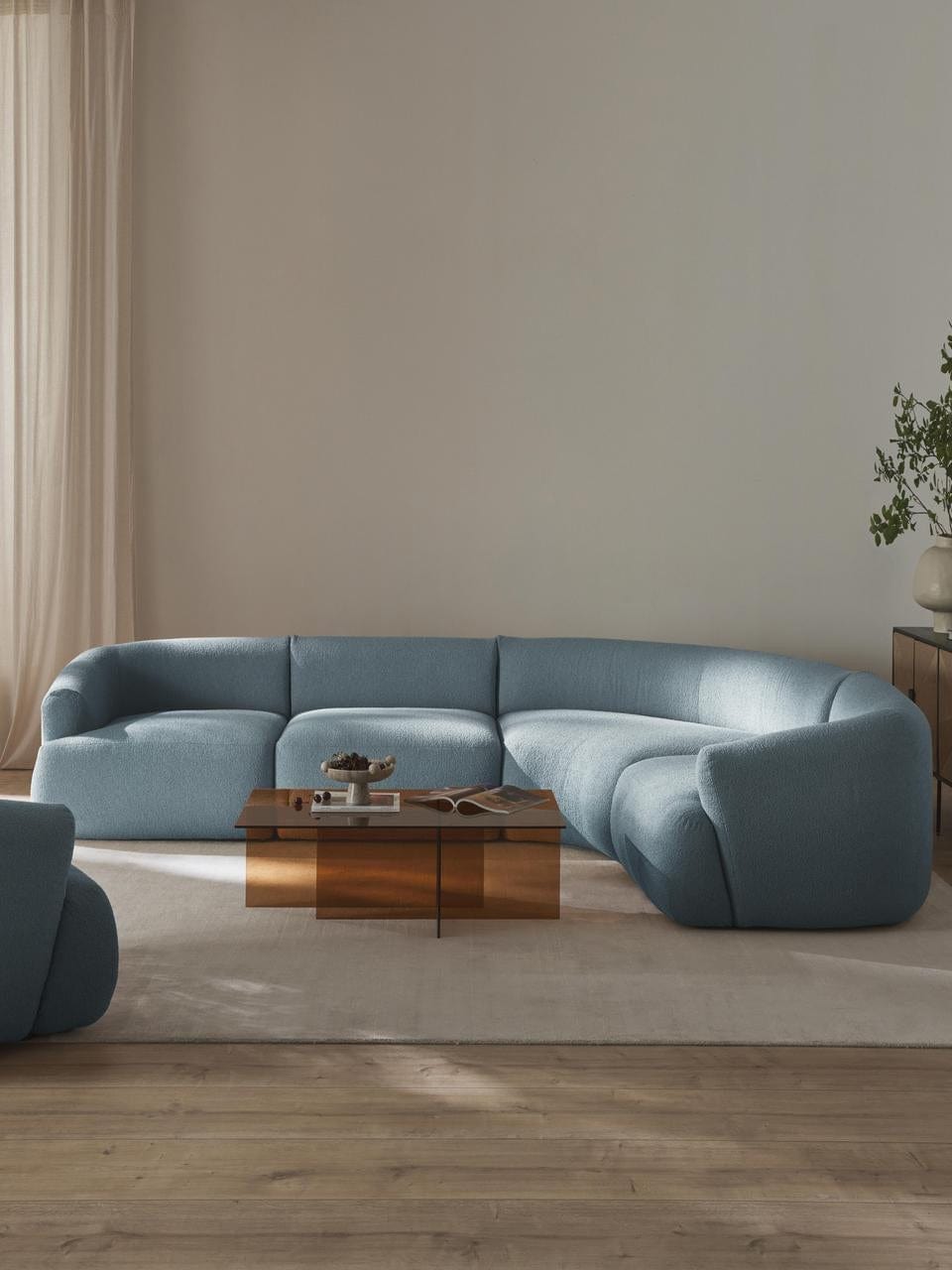 Home Atelier Jardin Boucle Sectional Sofa