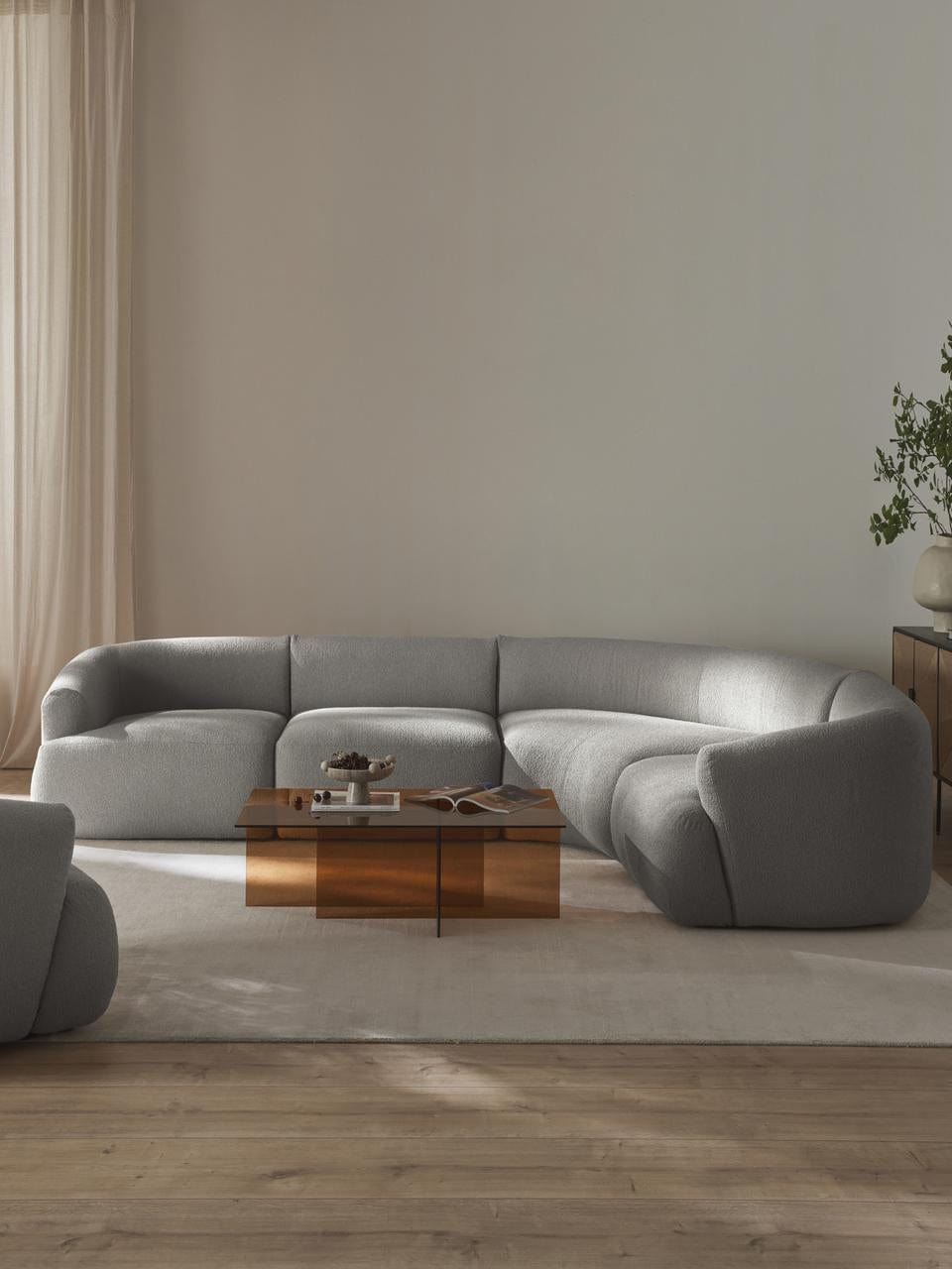 Home Atelier Jardin Boucle Sectional Sofa