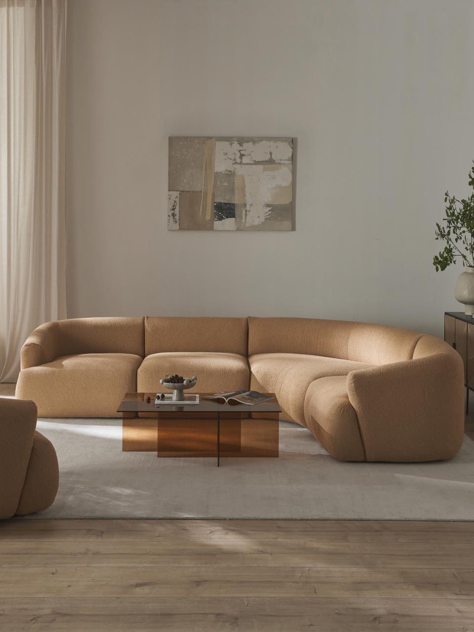 Home Atelier Jardin Boucle Sectional Sofa