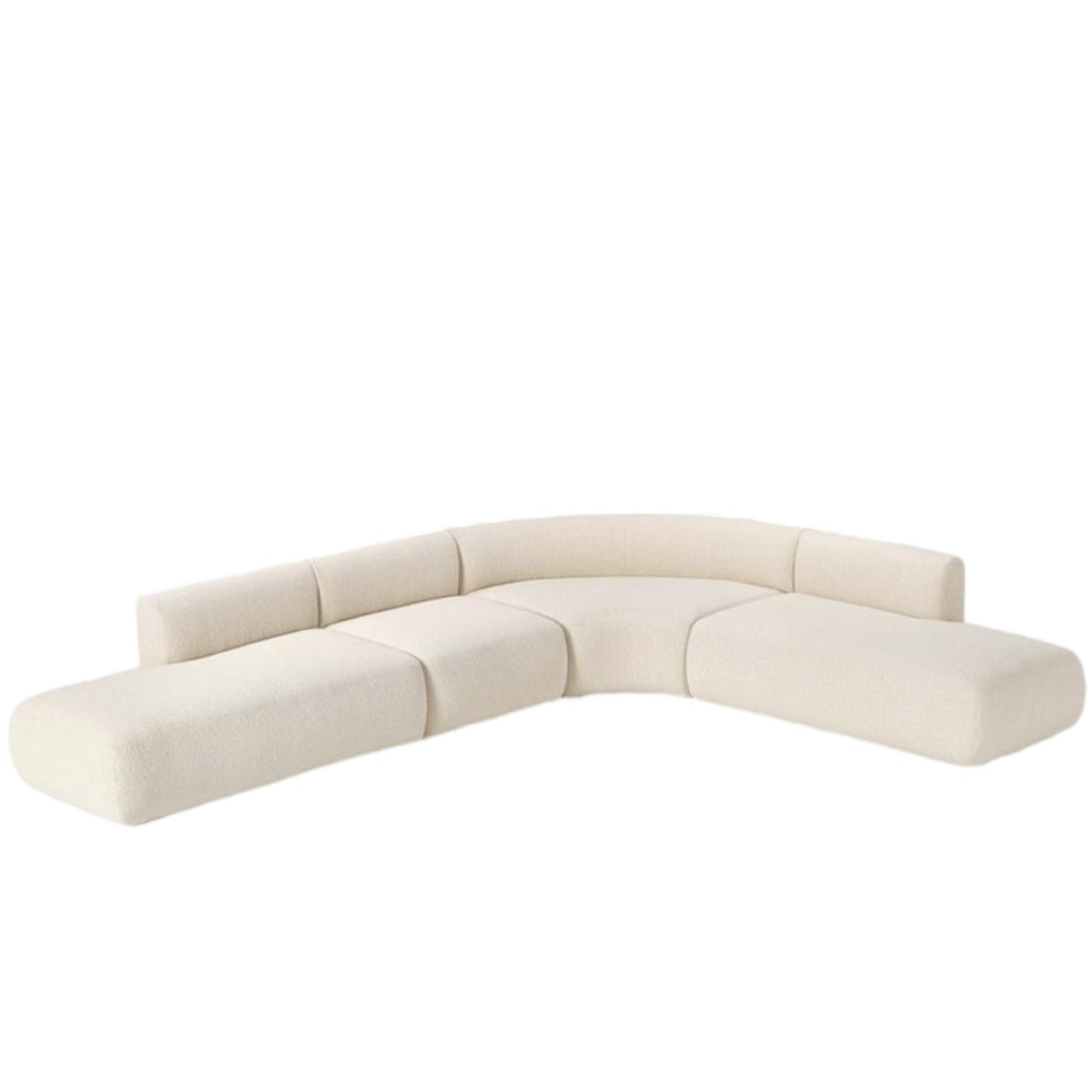 Home Atelier Jardin Sectional  Curve Sofa