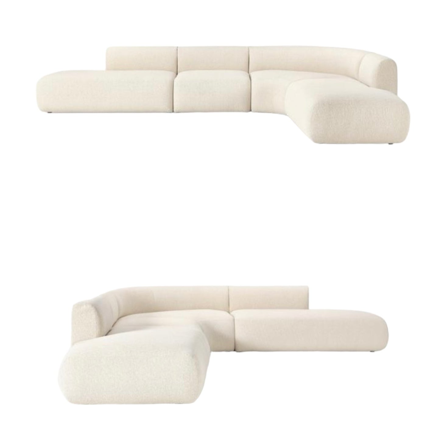 Home Atelier Jardin Sectional  Curve Sofa