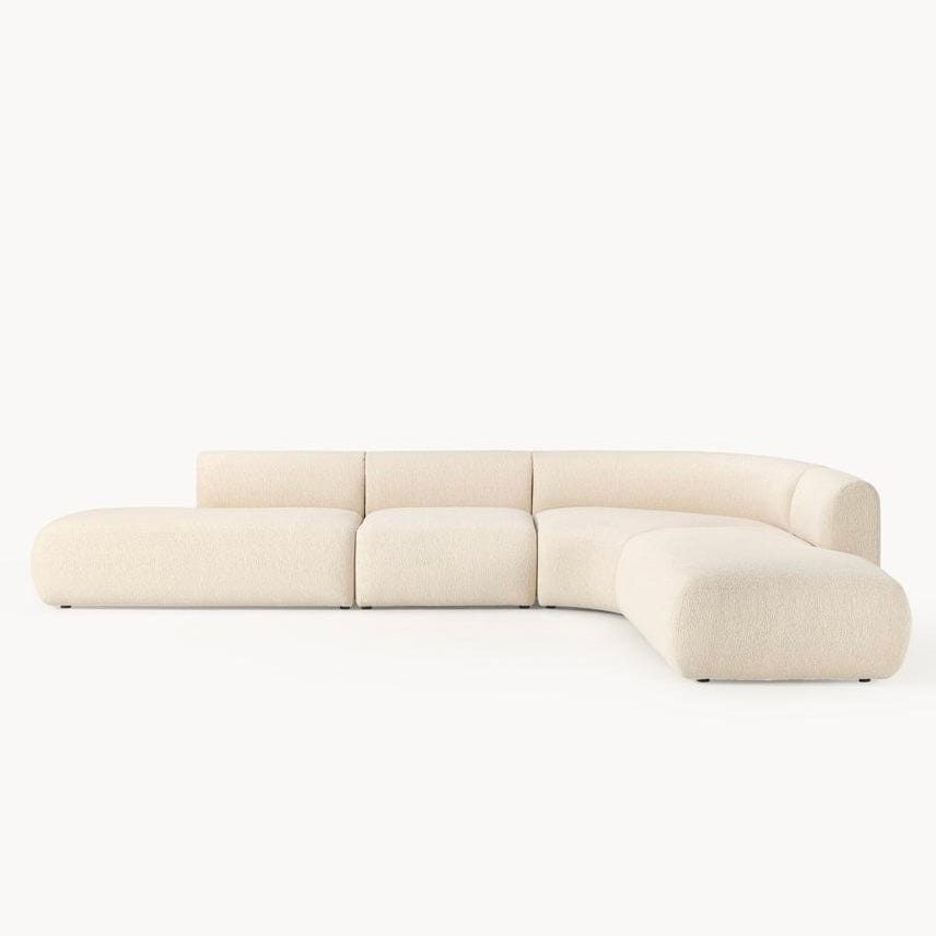 Home Atelier Jardin Sectional  Curve Sofa