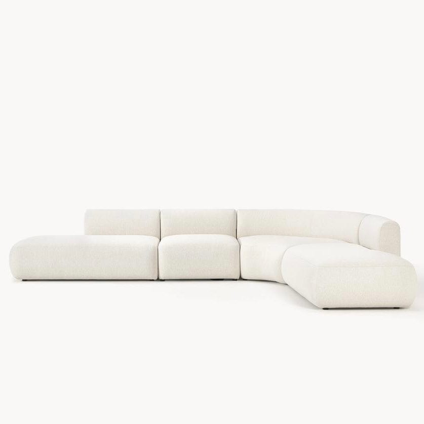 Home Atelier Jardin Sectional  Curve Sofa