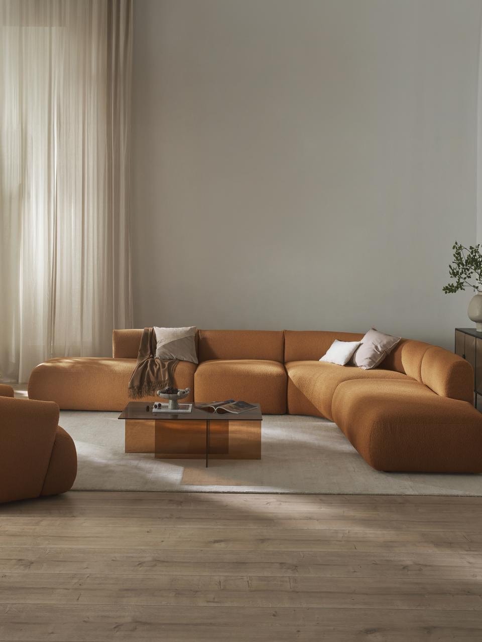 Home Atelier Jardin Sectional  Curve Sofa