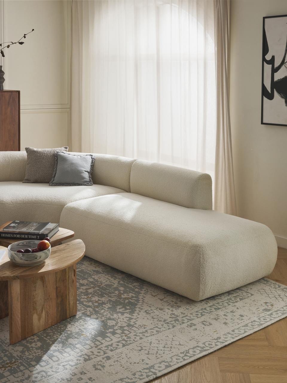 Home Atelier Jardin Sectional  Curve Sofa