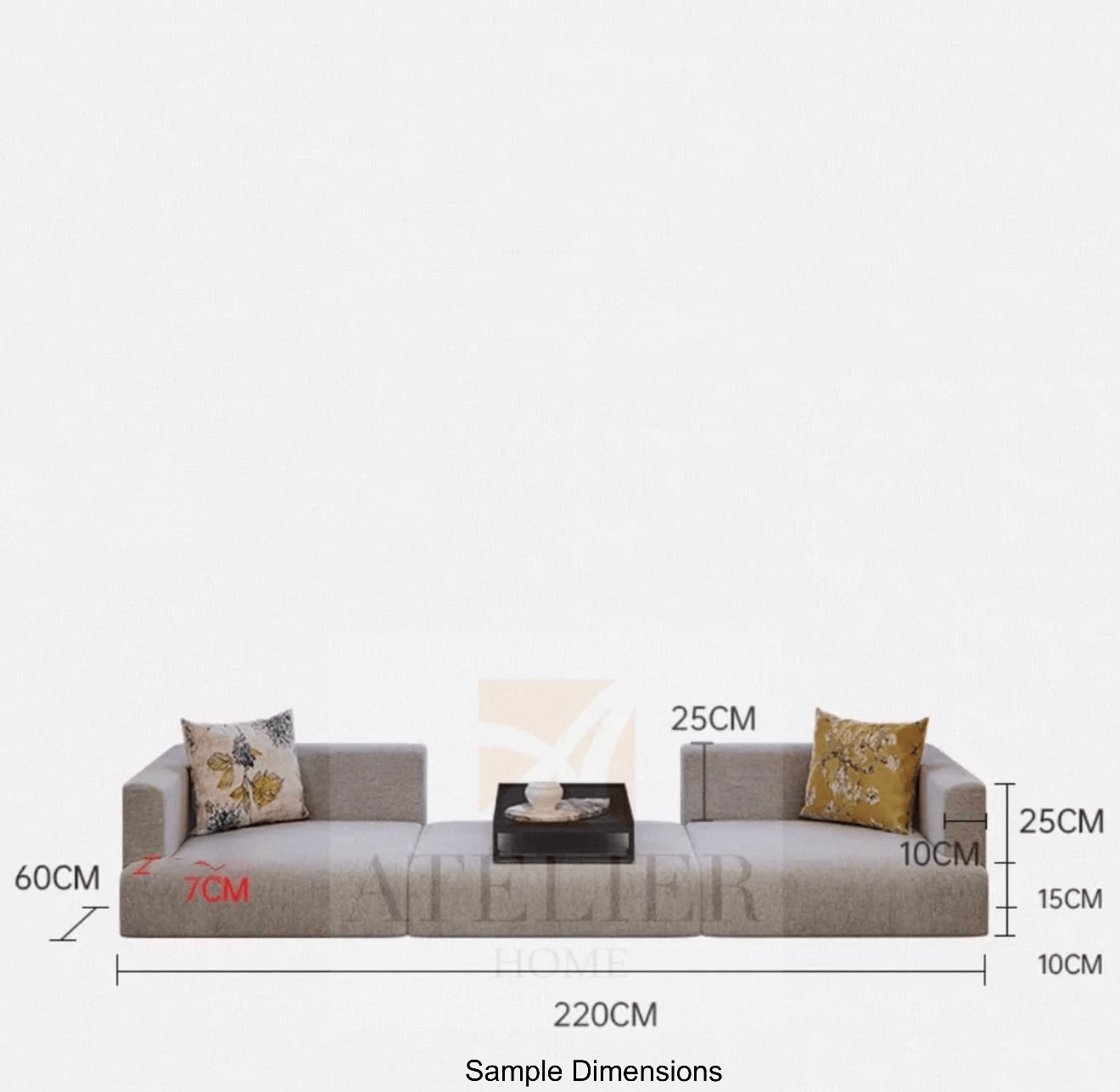 Home Atelier Jared Customise Bay Window Sofa