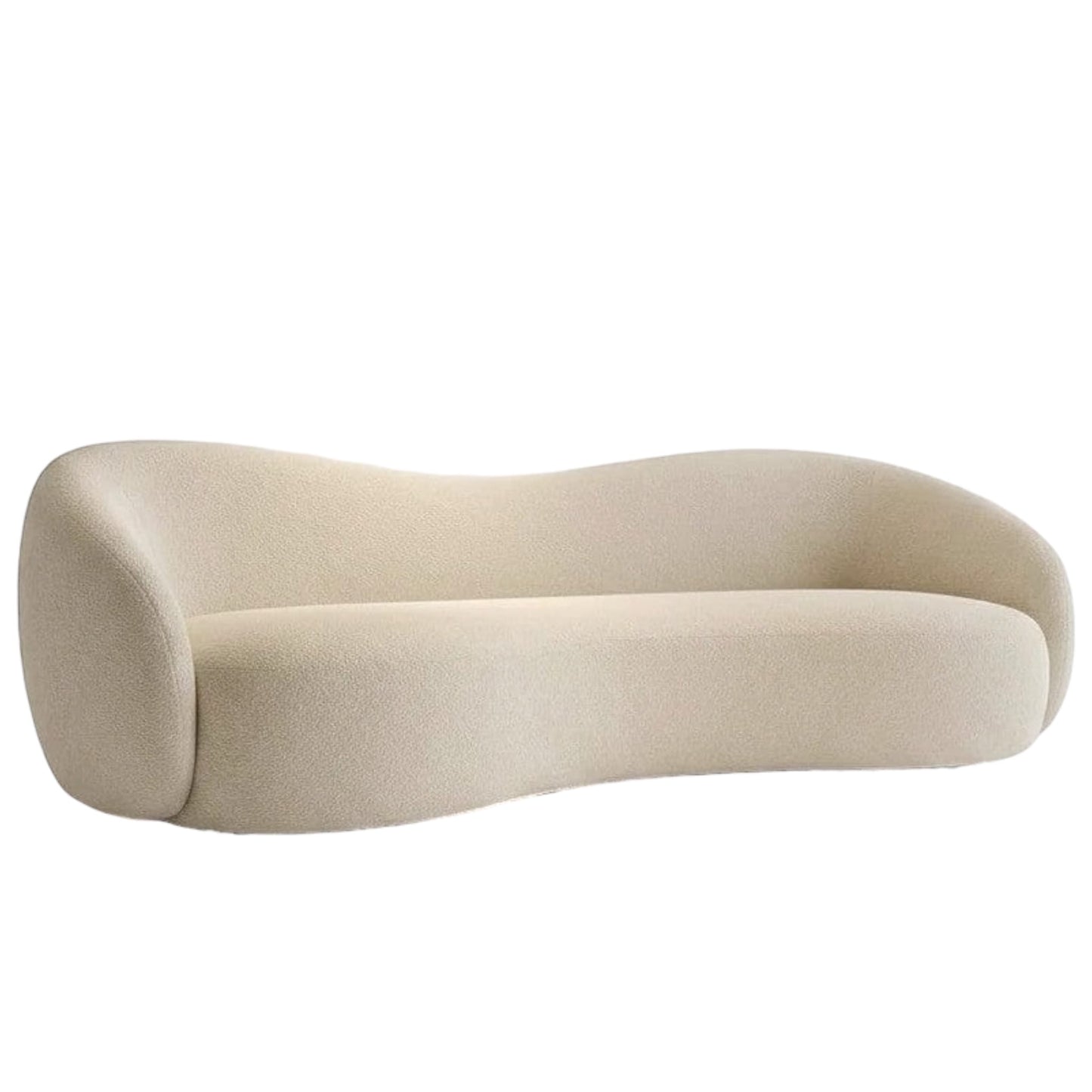 Home Atelier Jaslyn Performance Boucle Curve Sofa