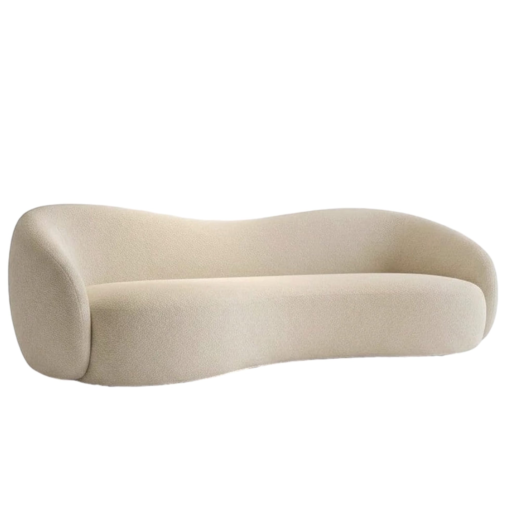 Home Atelier Jaslyn Performance Boucle Curve Sofa