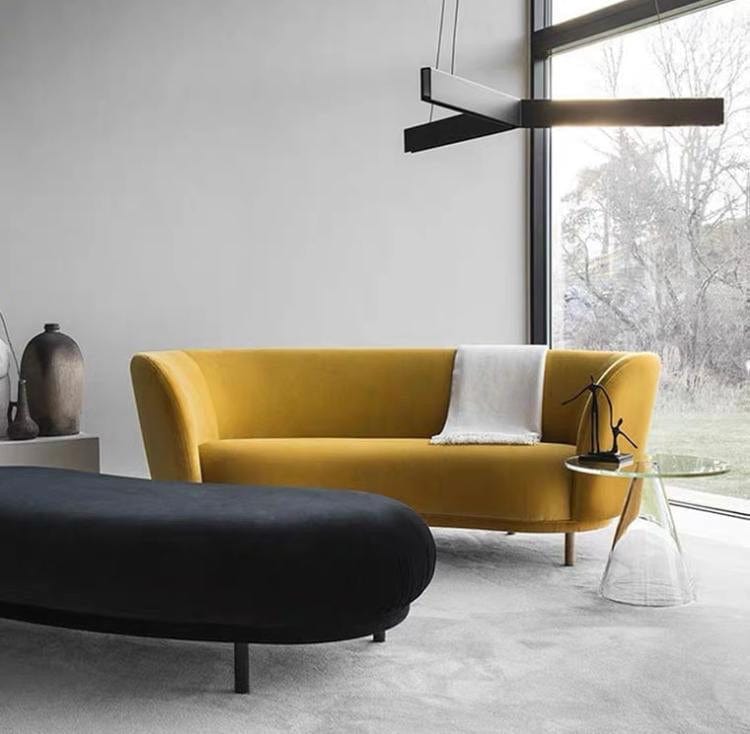 Home Atelier Jen Boucle Curve Sofa