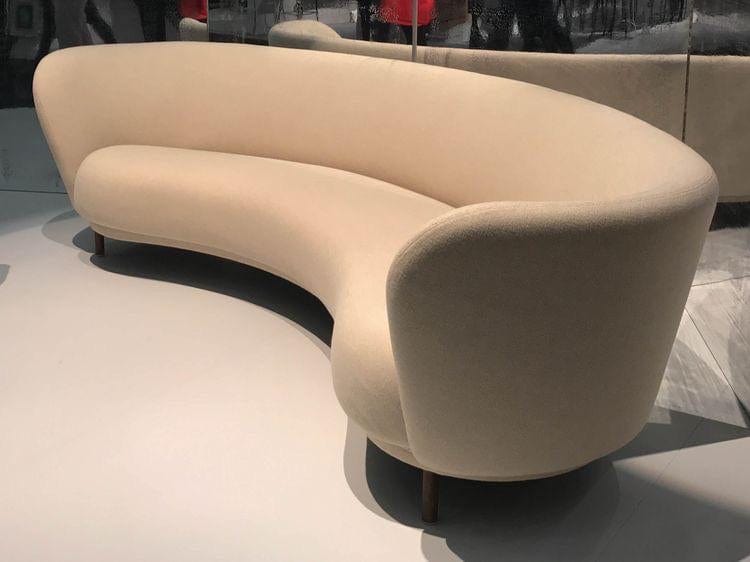 Home Atelier Jen Boucle Curve Sofa