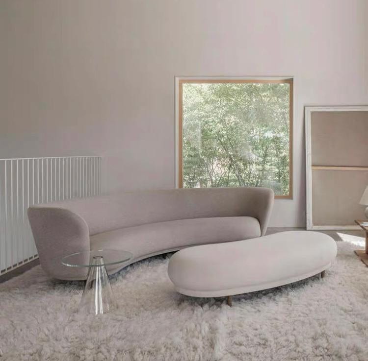 Home Atelier Jen Boucle Curve Sofa