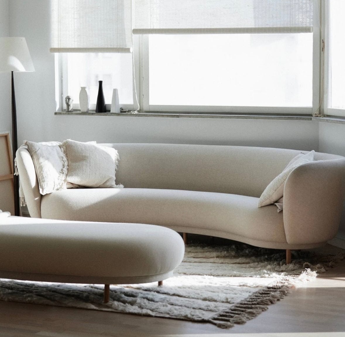 Home Atelier Jen Boucle Curve Sofa