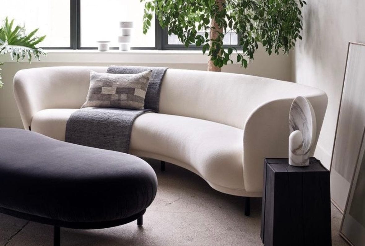 Home Atelier Jen Boucle Curve Sofa