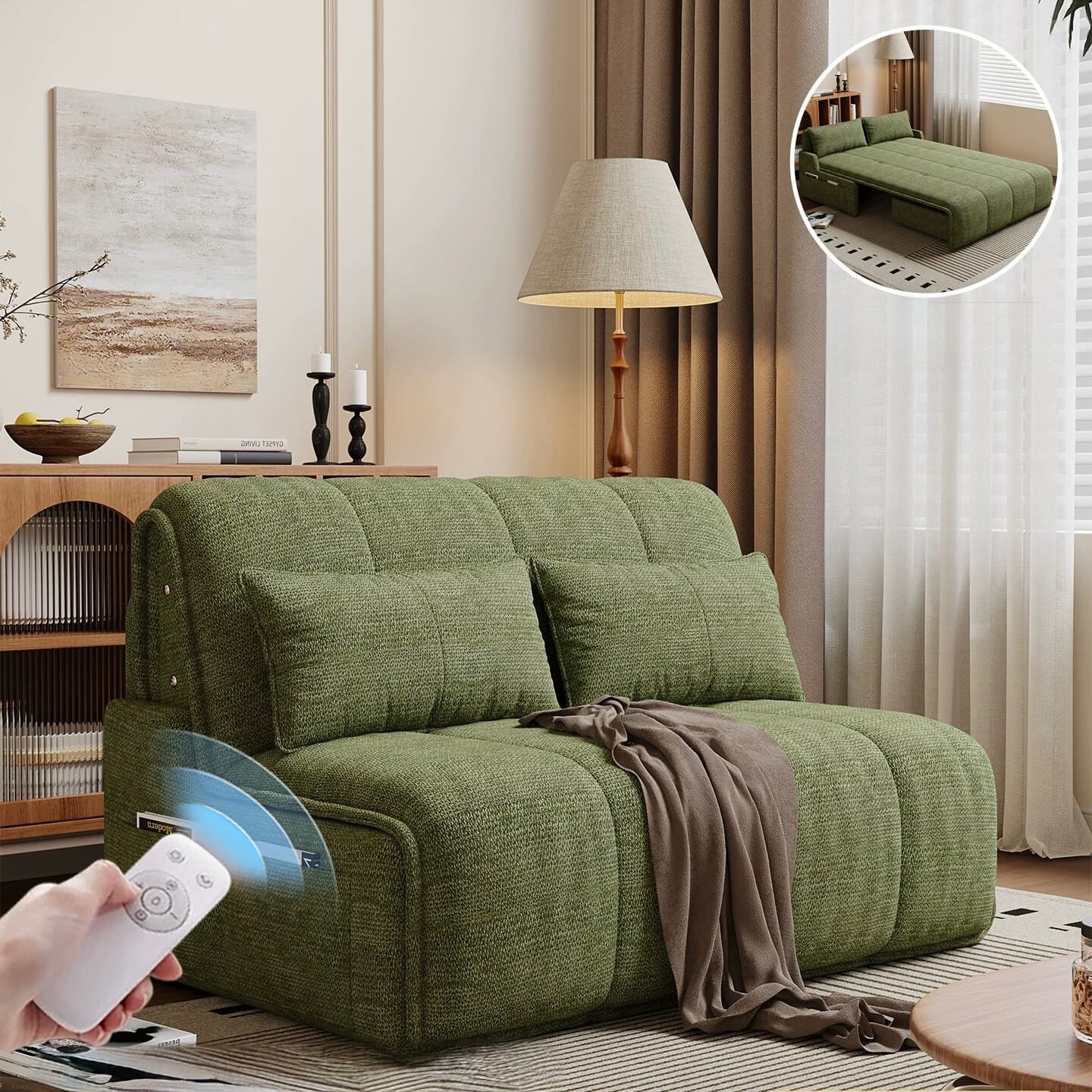 Home Atelier Jenkin Electric Extendable Sofa Bed