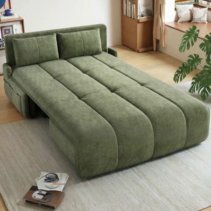 Home Atelier Jenkin Scratch Resistant Electric Extendable Sofa Bed