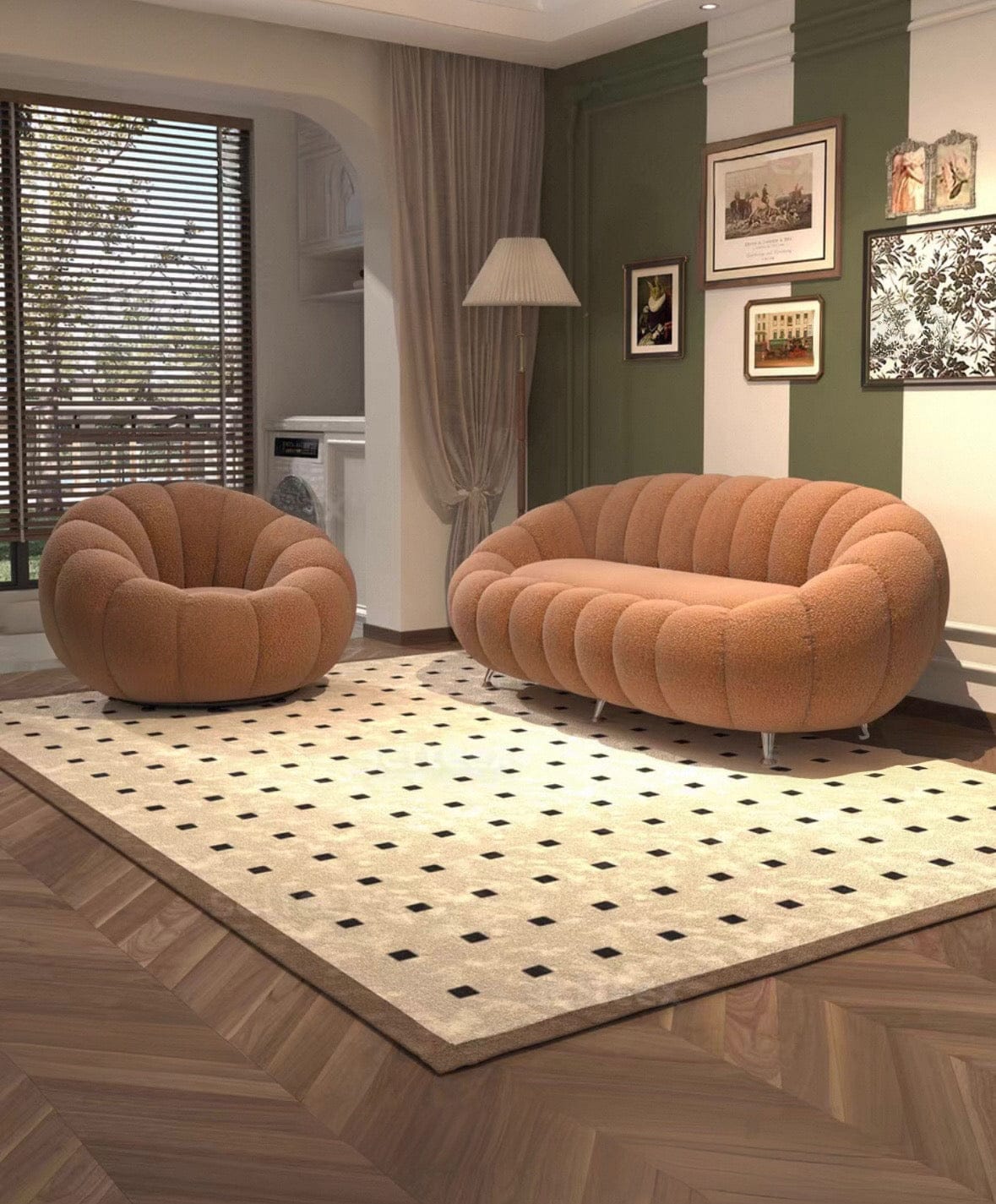 Home Atelier Jeron Performance Boucle Curve Sofa