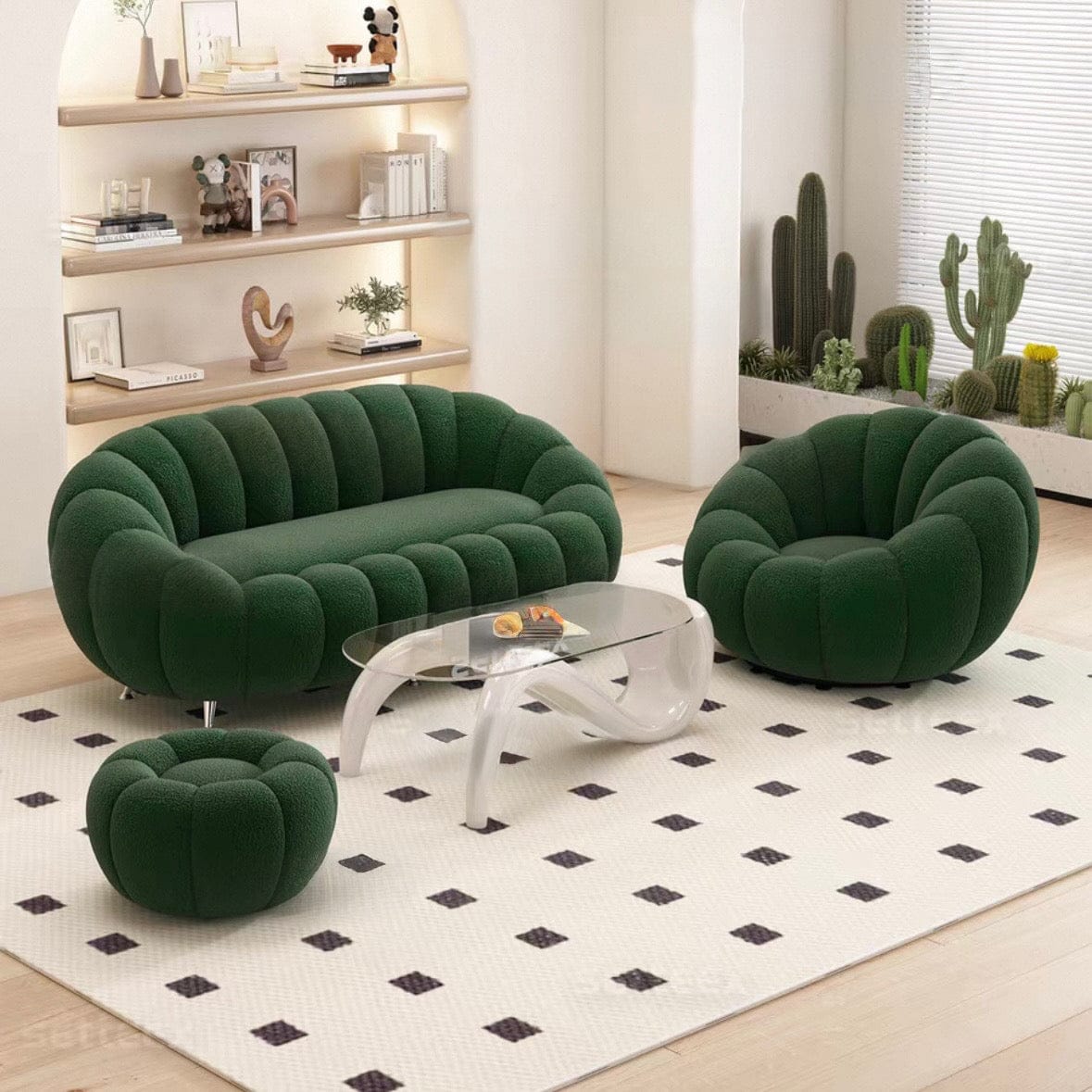 Home Atelier Jeron Performance Boucle Curve Sofa
