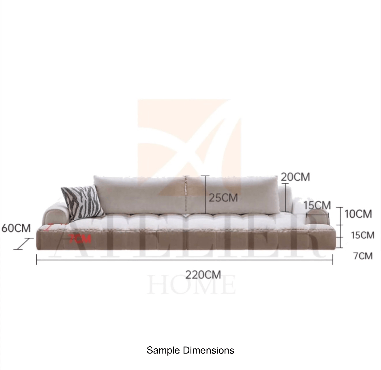 Home Atelier Jester Scratch Resistant Customise Bay Window Sofa