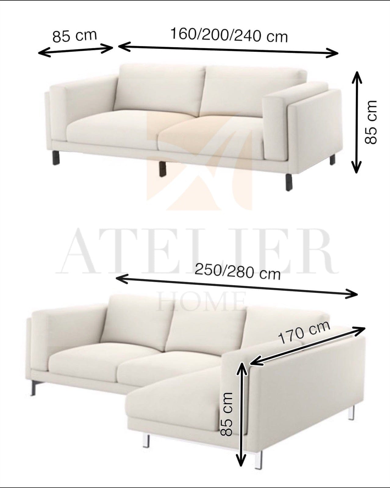 Home Atelier Jet Sectional Sofa