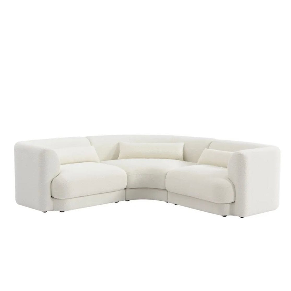 Home Atelier Jim Boucle Curve Sofa