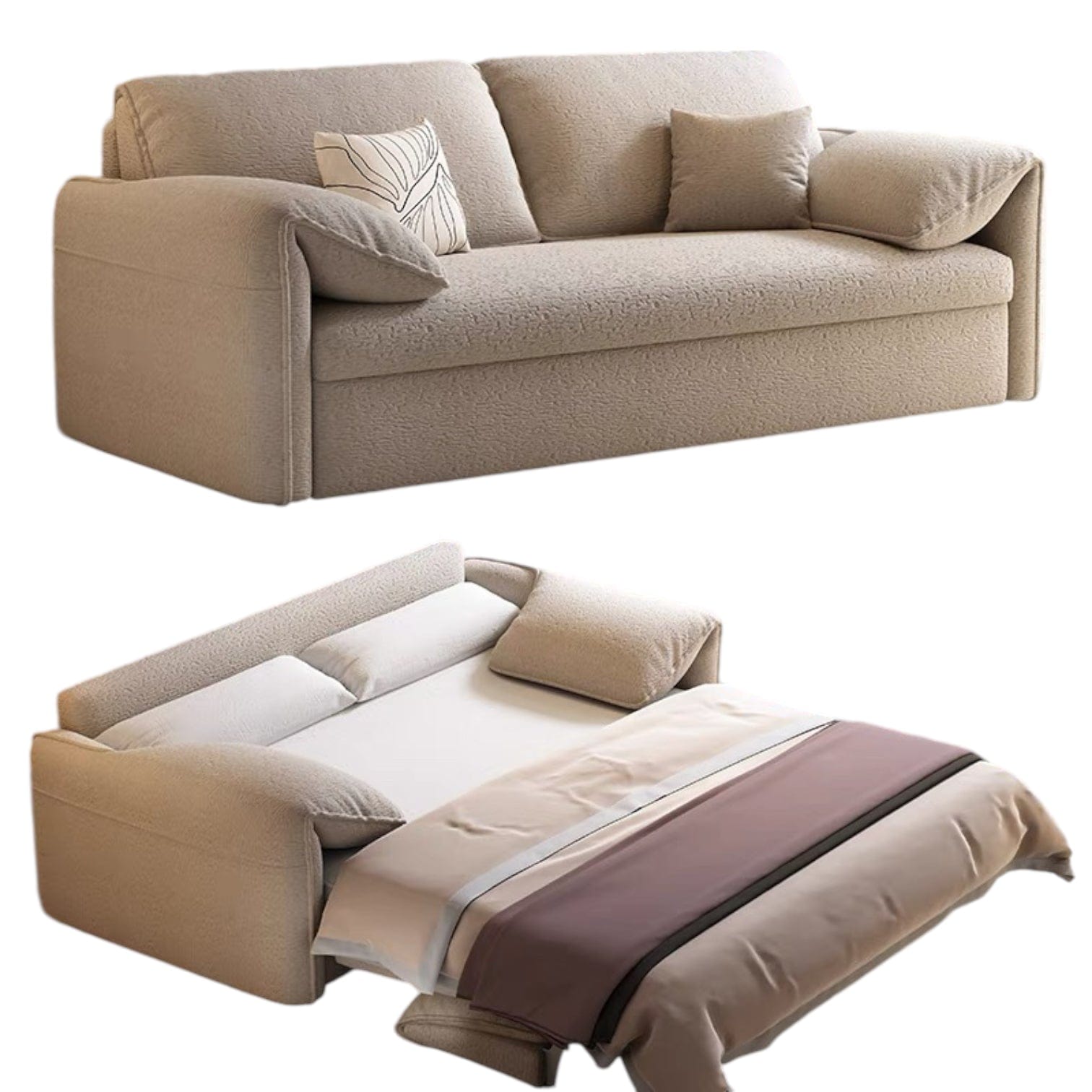 Home Atelier Joan Foldable Sofa Bed with Mattress