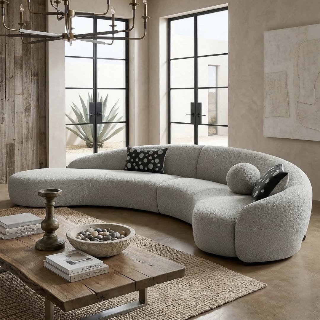 Home Atelier Jones Performance Boucle Curve Sofa