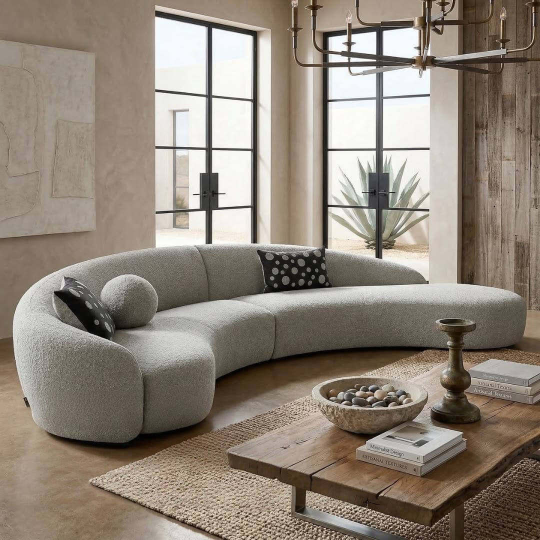 Home Atelier Jones Performance Boucle Curve Sofa