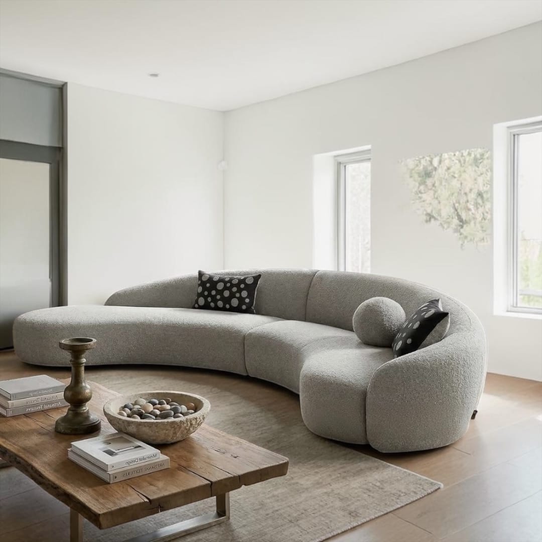 Home Atelier Jones Performance Boucle Curve Sofa