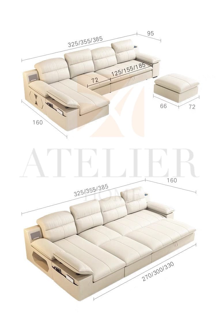 Home Atelier Joshua Scratch Resistant Sofa Bed