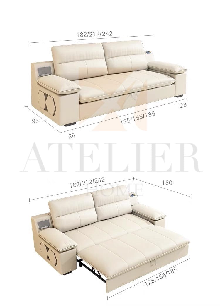 Home Atelier Joshua Scratch Resistant Sofa Bed