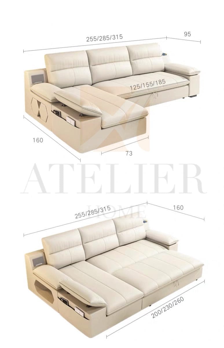 Home Atelier Joshua Scratch Resistant Sofa Bed