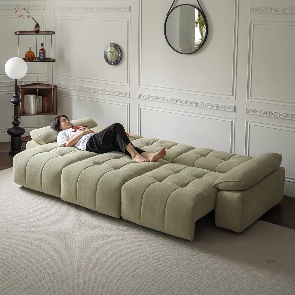 Home Atelier Joubert Scratch Resistant Electric Extendable Sofa Bed