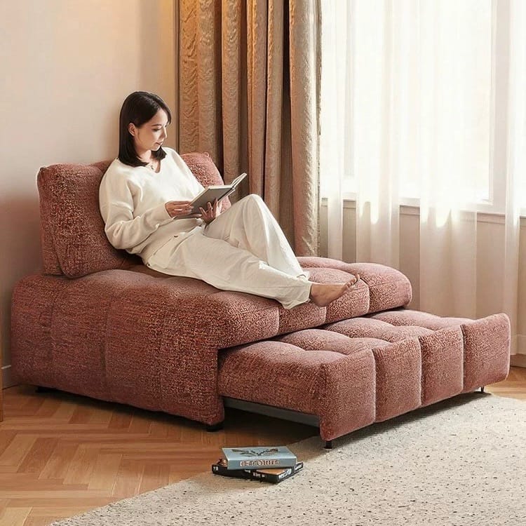 Home Atelier Jovia Scratch Resistant Slidable Backrest Sofa Bed (Copy)