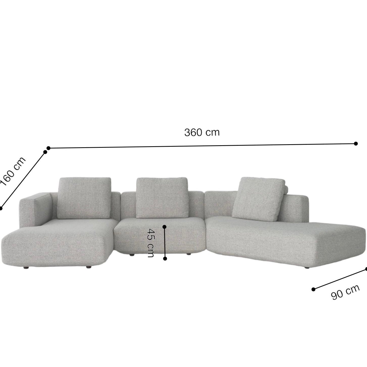 Home Atelier Kai Sectional Curve Sofa