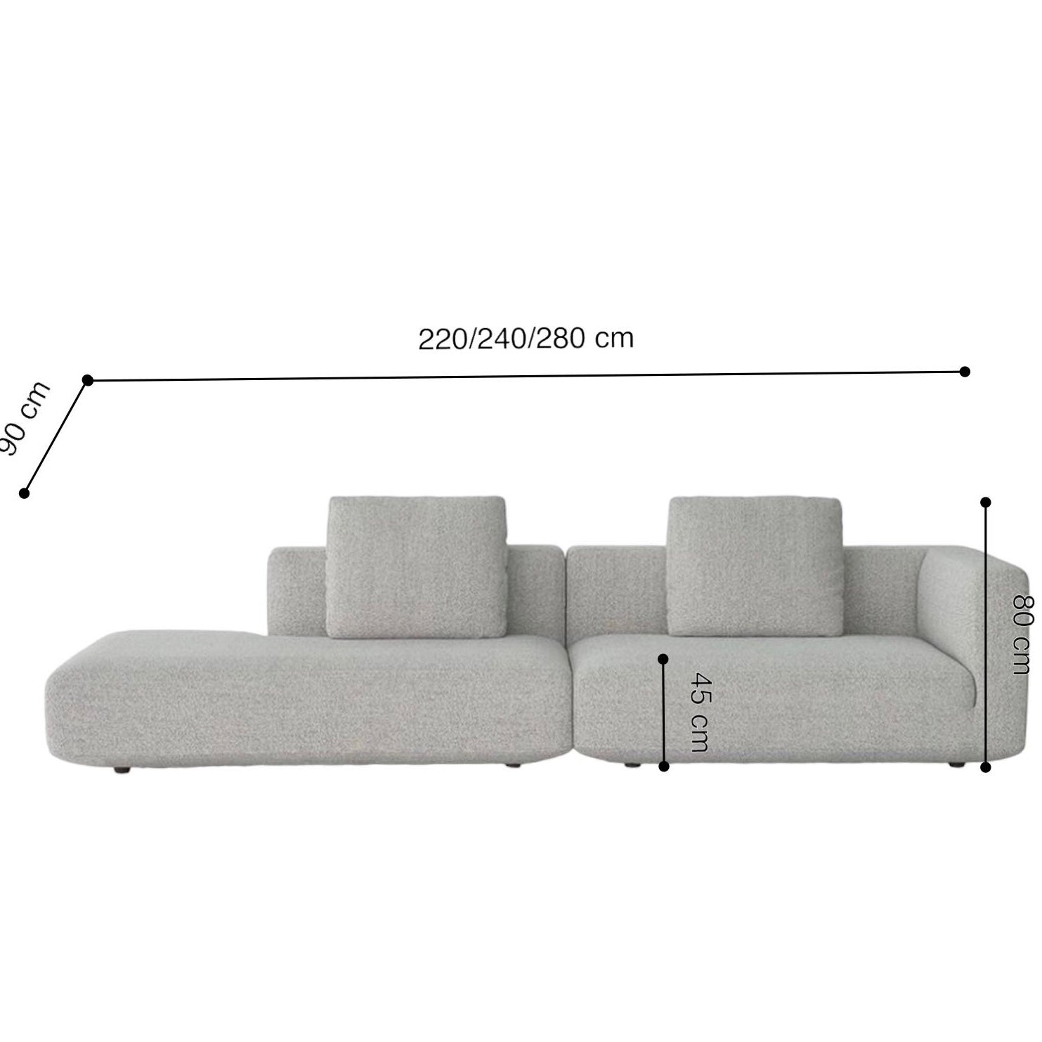 Home Atelier Kai Sectional Curve Sofa